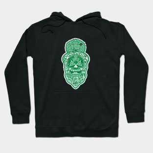 Celtic Sugar Skull (green) Hoodie